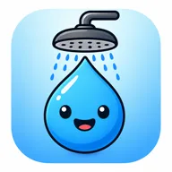 Shower Stats app visual